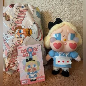 Crybaby Crying Again Vinyl Plushie She’s Alice - Opened, Unsealed